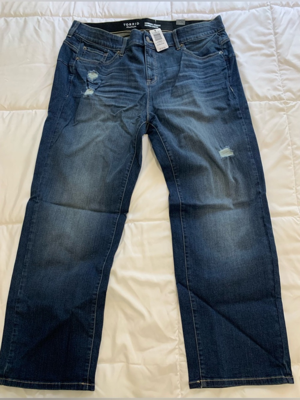 NWTs Torrid Bombshell Straight Premium Stretch High Rise Sz 22 Jeans